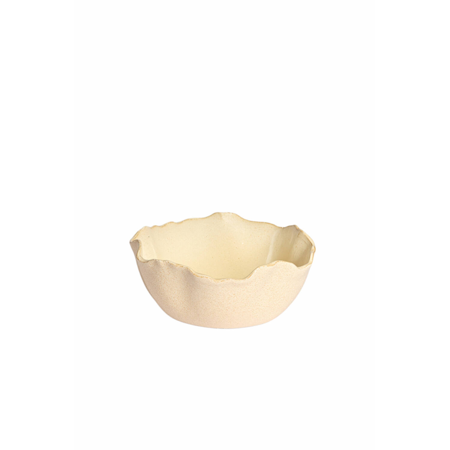 Light & Living Schaal 26x26x10,5 cm GASPAR keramiek mat crème+beige