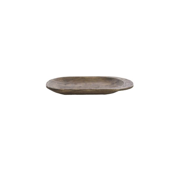 Light & Living Schaal 38x22x3,5 cm RAPLA mango hout antiek bruin