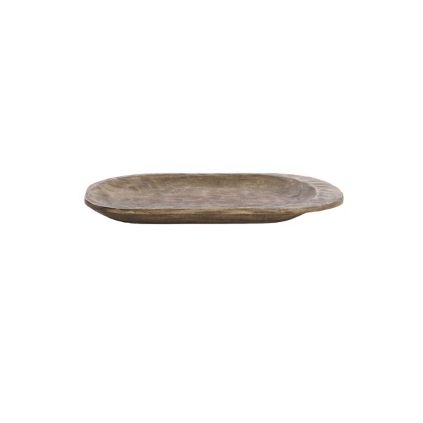 Light & Living Schaal 48x27x4 cm RAPLA mango hout antiek bruin