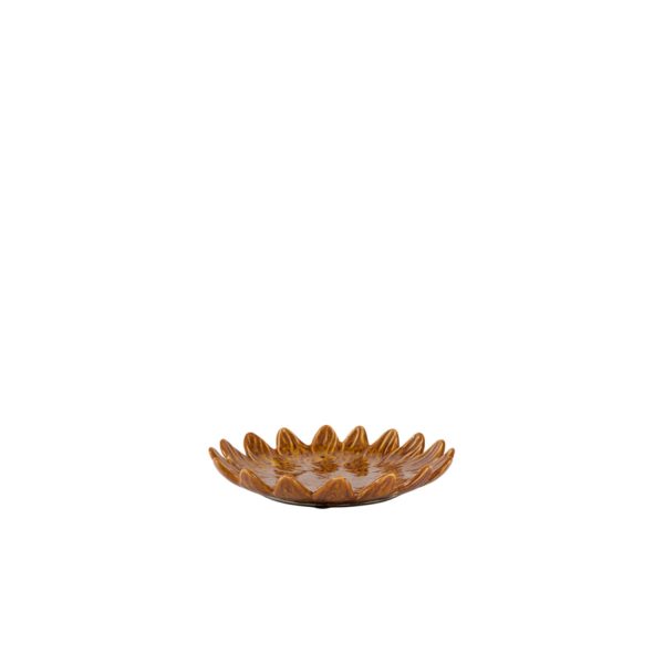 Light & Living Schaal Ø26x5 cm BABANO keramiek oranje-amber