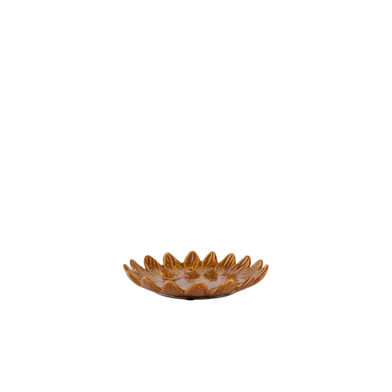 Light & Living Schaal Ø26x5 cm BABANO keramiek oranje-amber