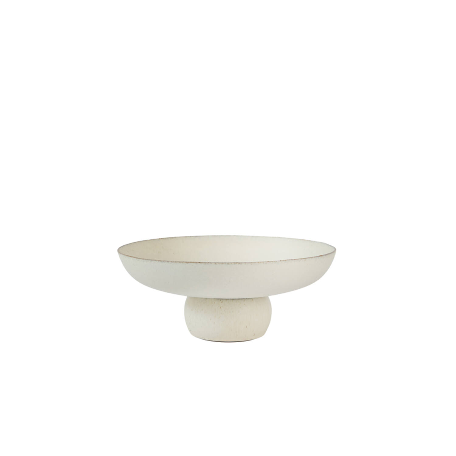 Light & Living Schaal op voet Ø34x13,5 cm GOLANI keramiek crème