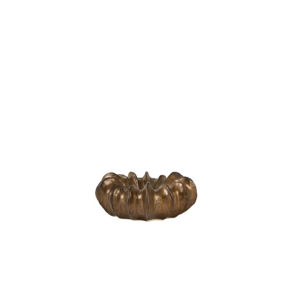 Light & Living Schaal Ø25,5x9,5 cm VELONI keramiek antiek brons