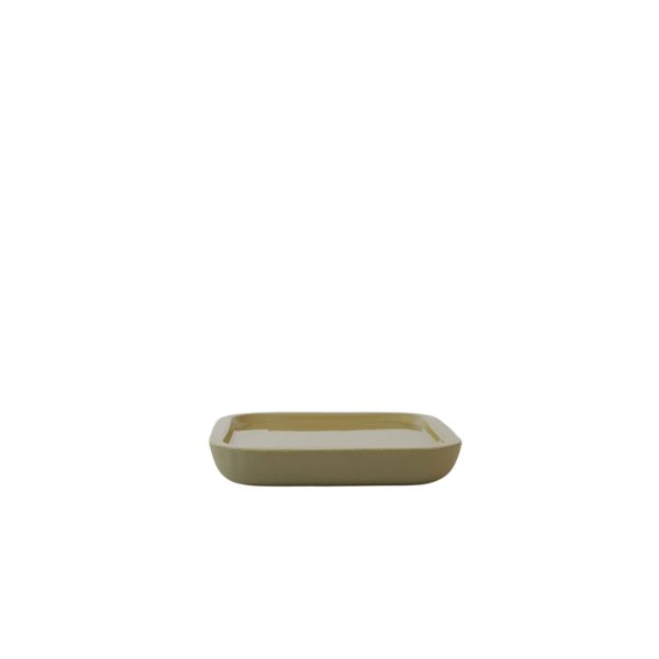 Light & Living Schaal 30x30x5 cm VITCH glans olijf groen+mat olijf groen