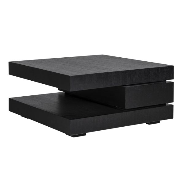 Richmond Interiors Salontafel Oakura black 90x90