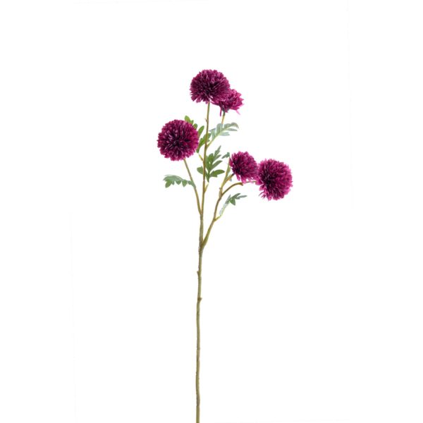 Light & Living Kunstbloem 73x15x15 cm CRISANTEMI bordeaux