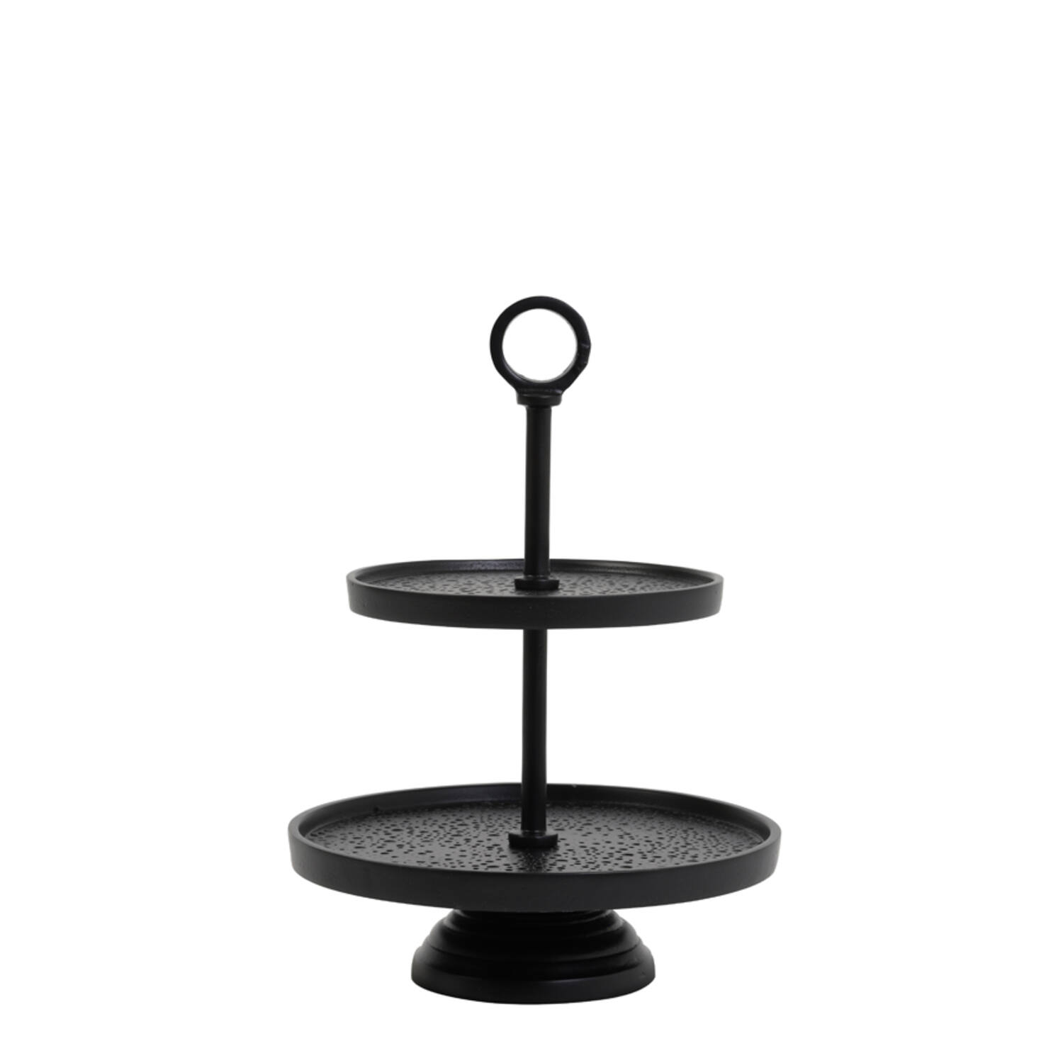 Light & Living Etagère 2 laags Ø24x37 cm LUTEK zwart