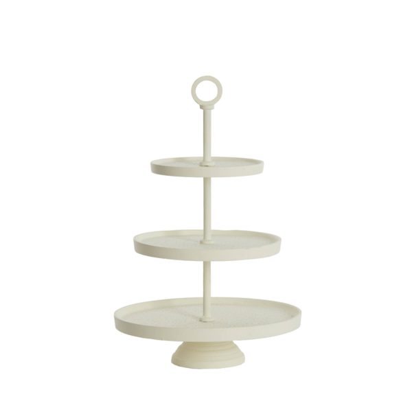Light & Living Etagère 3 laags Ø32x48 cm LUTEK crème