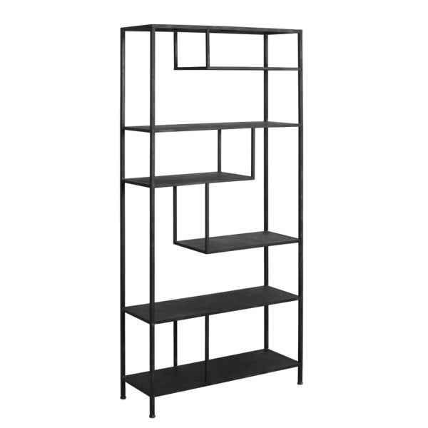 Light & Living Kast open 100x35x213 cm YLAYA antiek zwart