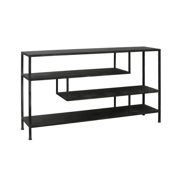 Light & Living Side table 140x35x80,5 cm YLAYA antiek zwart