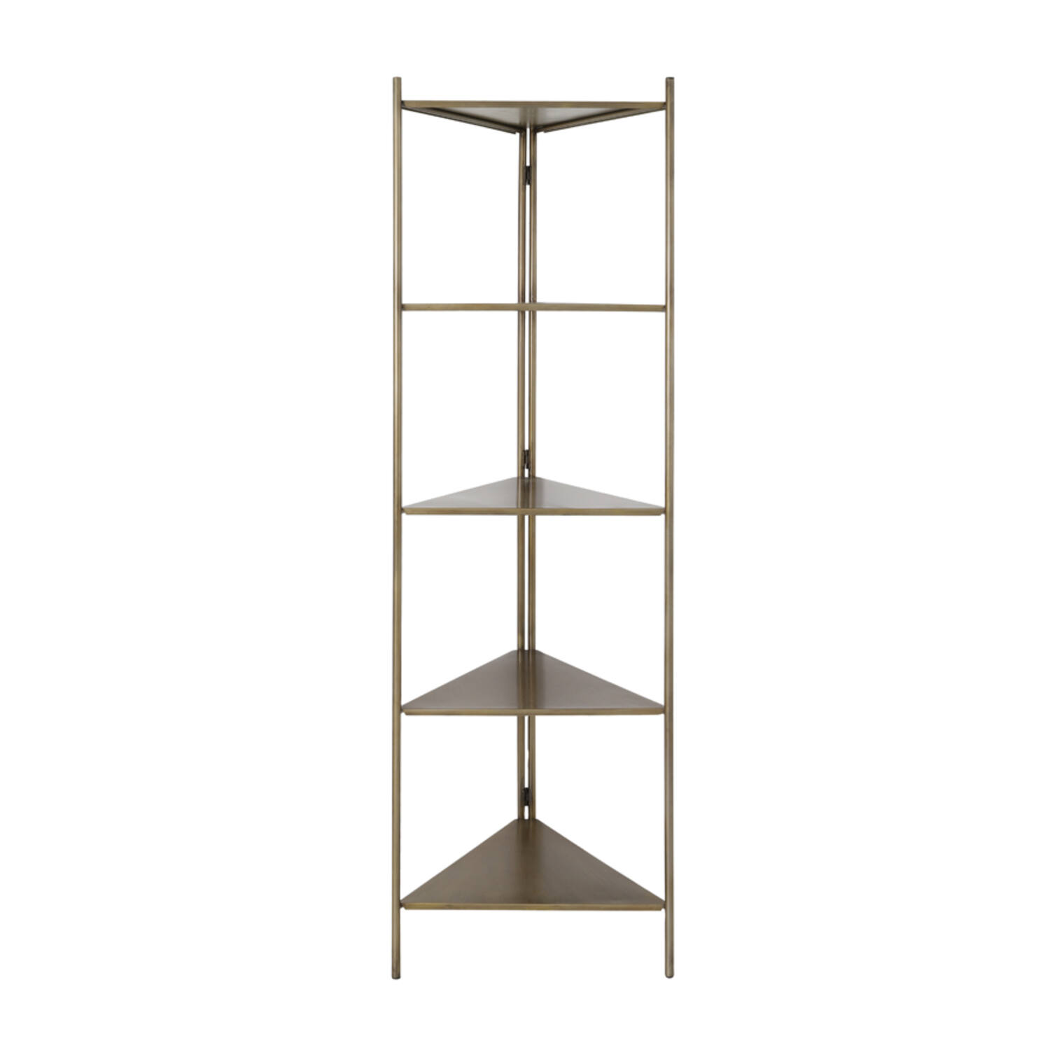 Light & Living Kast open 58,5x41x200 cm DISPLAY antiek brons
