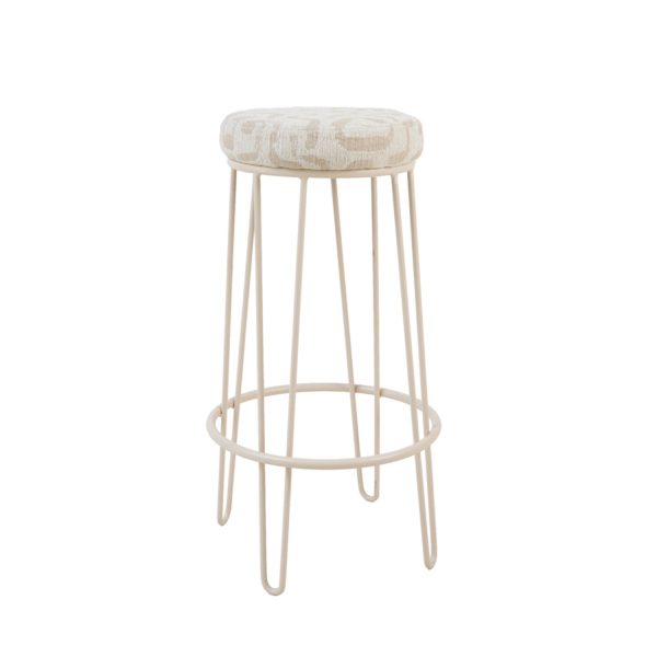 Light & Living Barkruk Ø41x73 cm ALICE beige+zand+crème