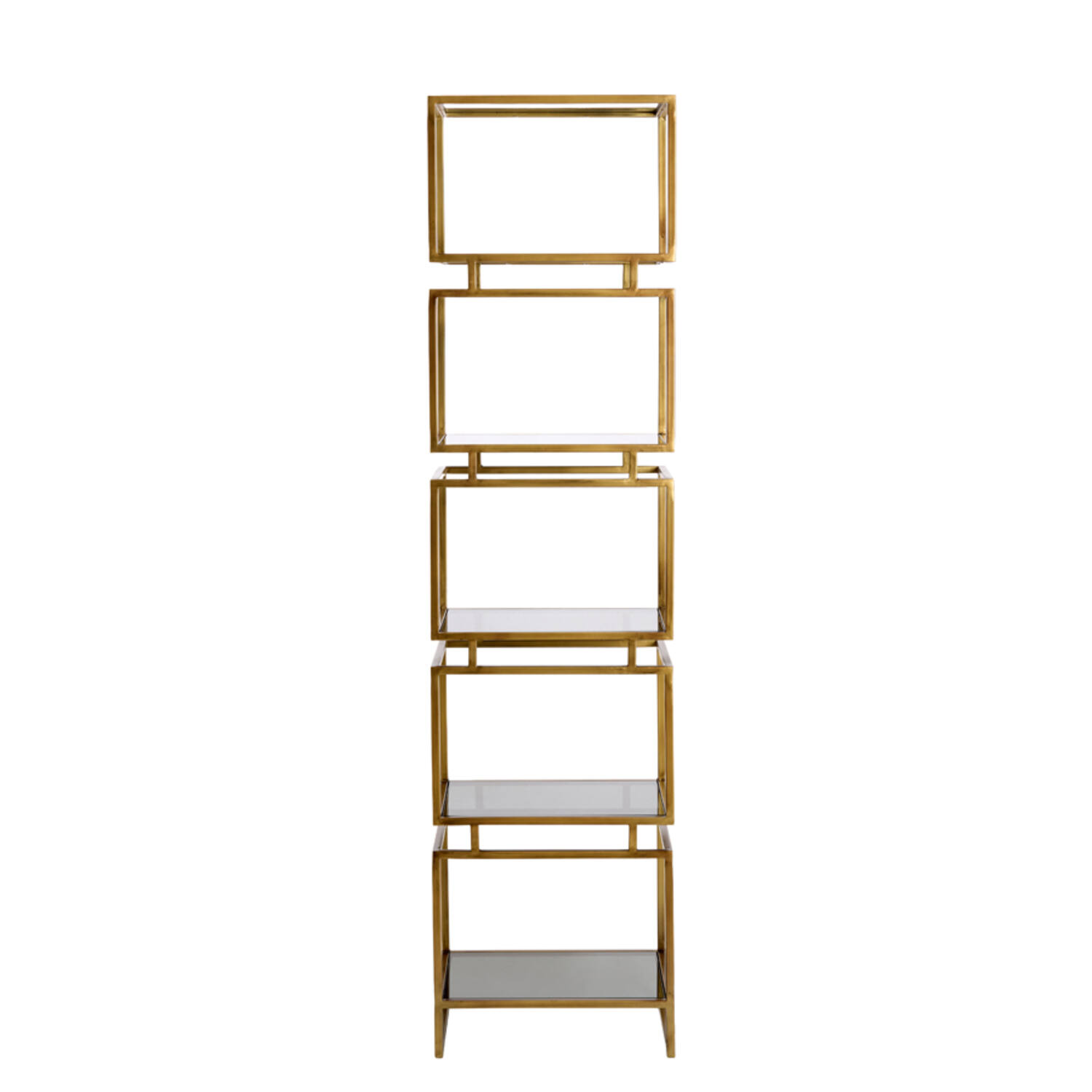 Light & Living Kast 5L 45x35x180 cm LUCAMBO glas smoke+antiek brons