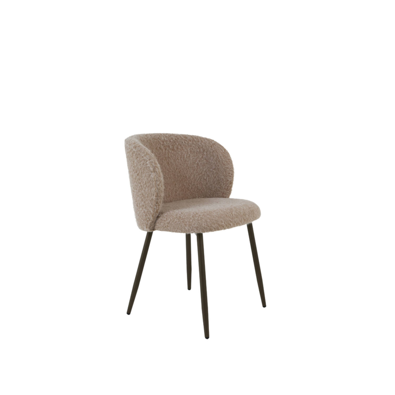 Light & Living Eetkamerstoel 56x55x79 cm ELYNA licht bruin+bruin-brons