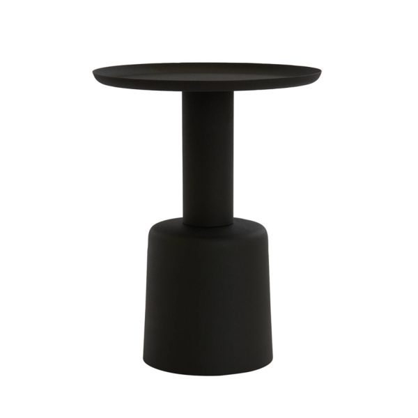 Light & Living Bijzettafel Ø39x52 cm MILAKI zwart