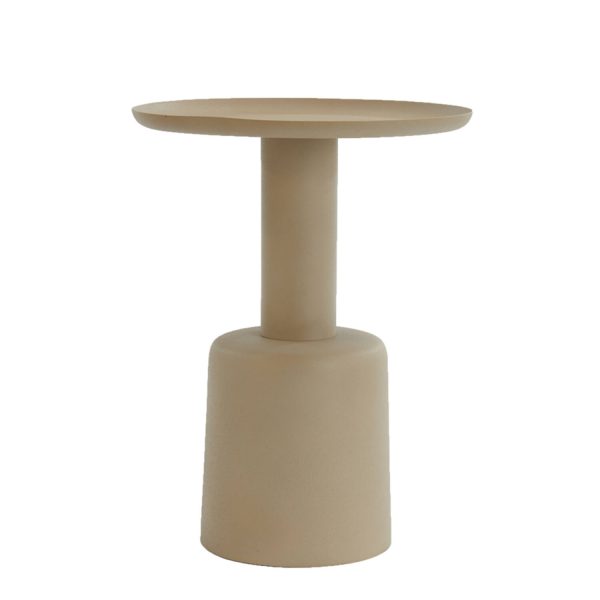 Light & Living Bijzettafel Ø39x52 cm MILAKI beige