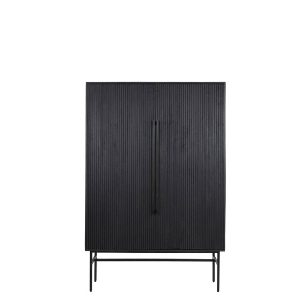 Light & Living Kast 120x40x180 cm ABAGE hout zwart
