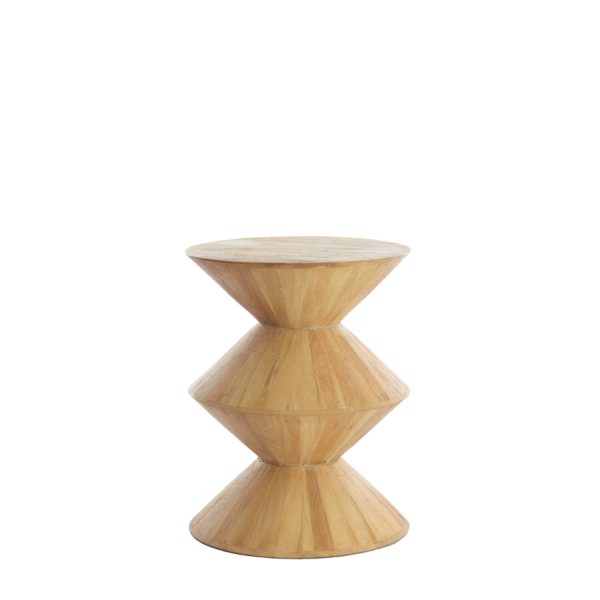 Light & Living Bijzettafel Ø40x50 cm LARUS mango hout naturel