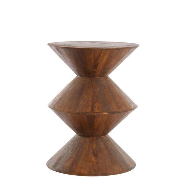 Light & Living Bijzettafel Ø45x60 cm LARUS mango hout bruin