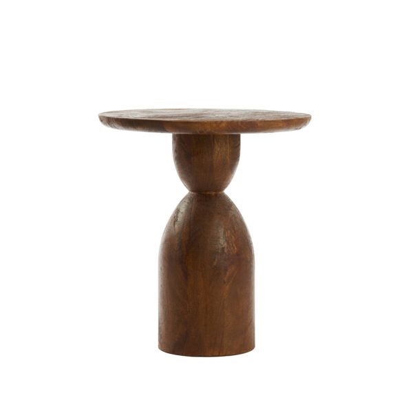 Light & Living Bijzettafel Ø40x50 cm TORIR mango hout bruin