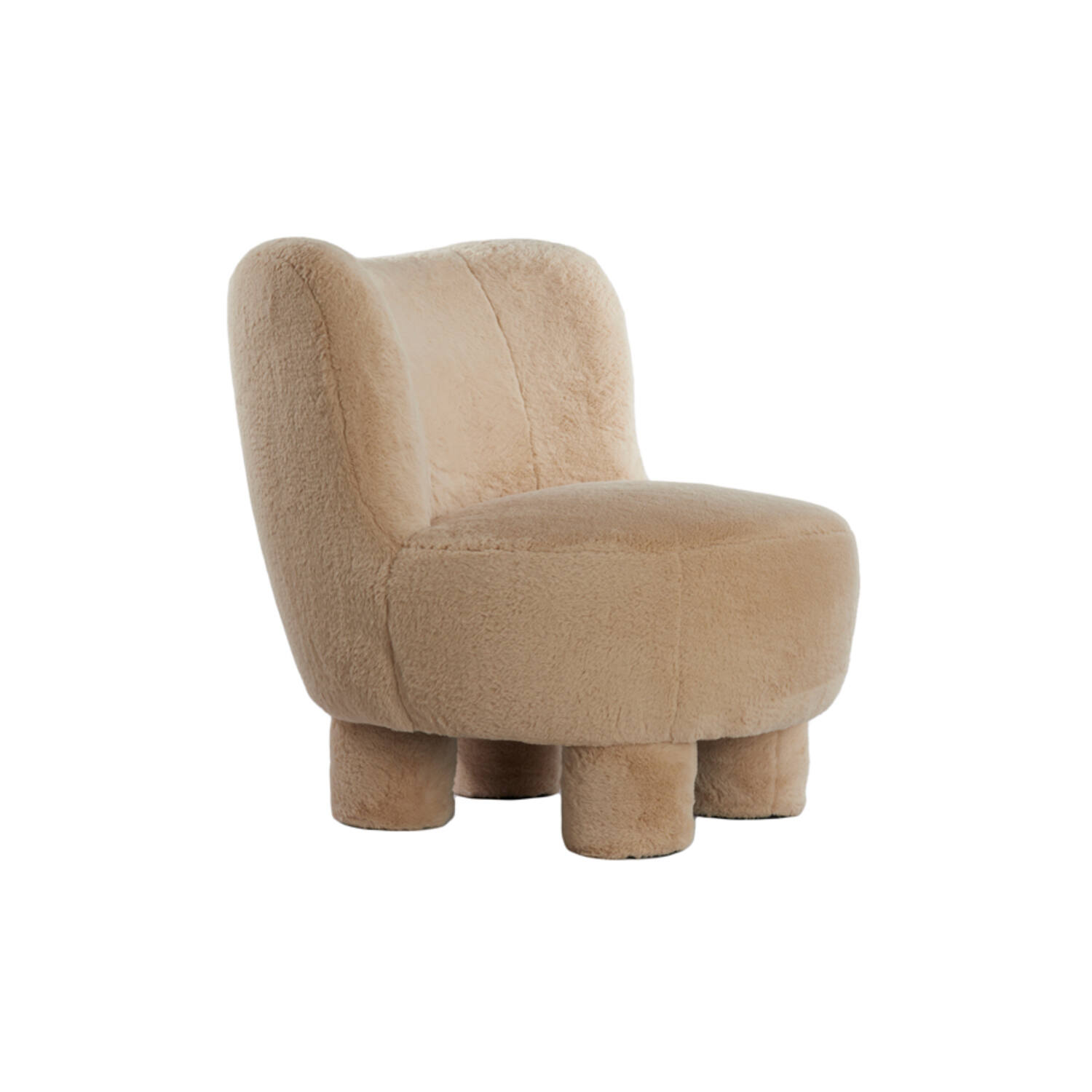 Light & Living Stoel 79x76x77 cm KAMOVU beige