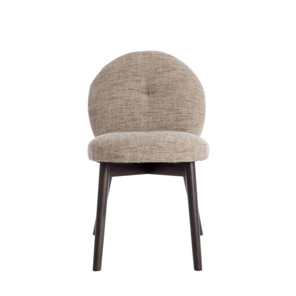 Light & Living Eetkamerstoel 59x50x83 cm SINOSA bruin-crème+hout dnkr bruin