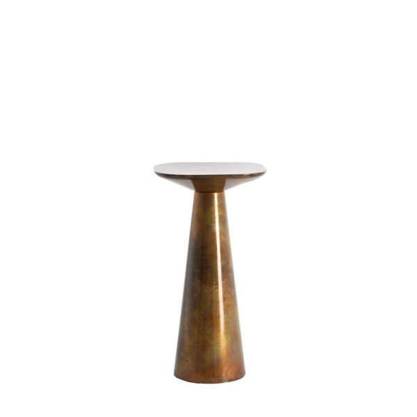 Light & Living Bijzettafel 28x28x53 cm ABALA koper-brons