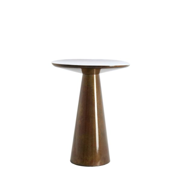 Light & Living Bijzettafel 45x45x59 cm ABALA koper-brons