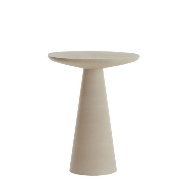 Light & Living Bijzettafel 45x45x59 cm ABALA mat crème