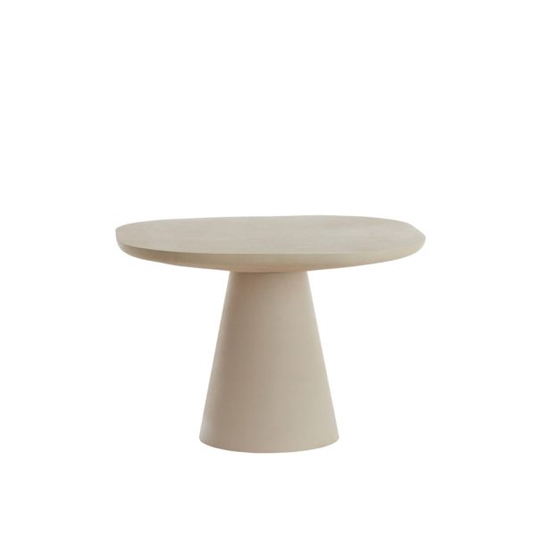 Light & Living Bijzettafel 60x60x41 cm ABALA mat crème