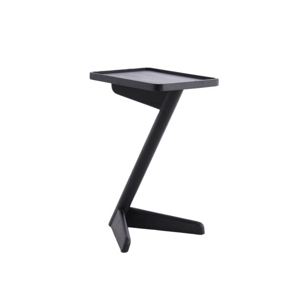 Light & Living Bijzettafel 45x42x63 cm QIANO mango hout mat zwart