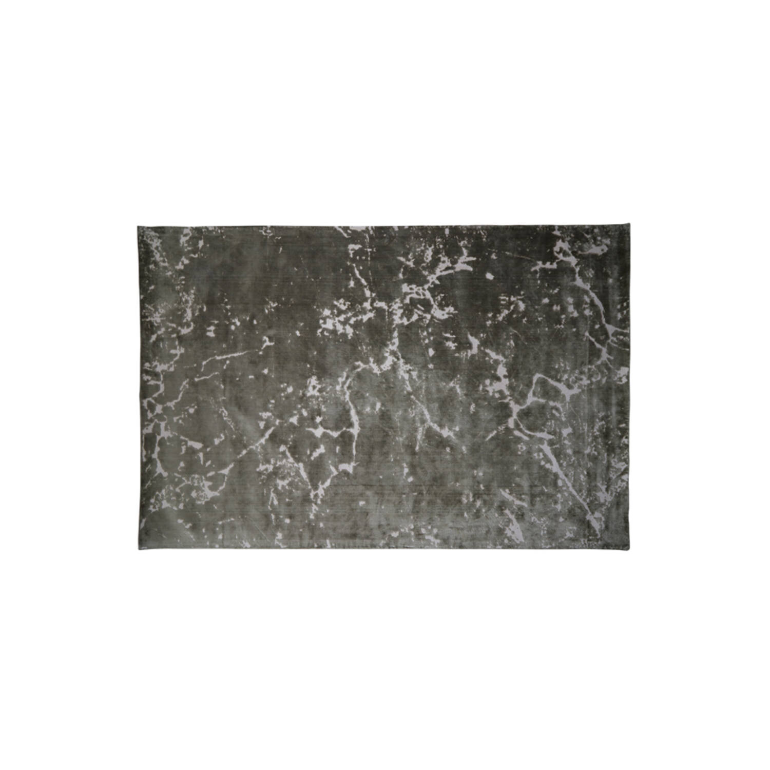 Light & Living Vloerkleed 300x200 cm SJORS olijf groen+licht grijs