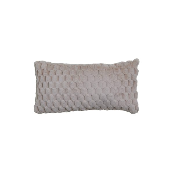 Light & Living Kussen 60x30 cm VIENNE velvet beige