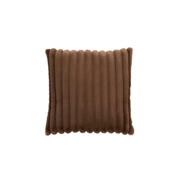 Light & Living Kussen 45x45 cm VAJEN velvet donker bruin