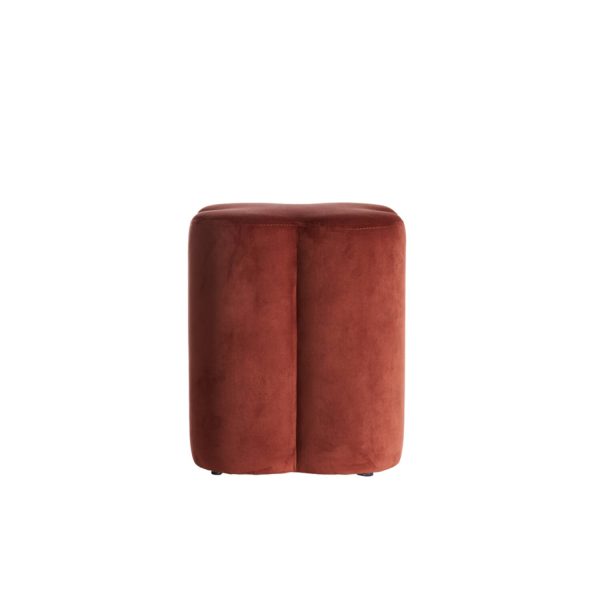 Light & Living Poef 38x38x45 cm NALANI bordeaux