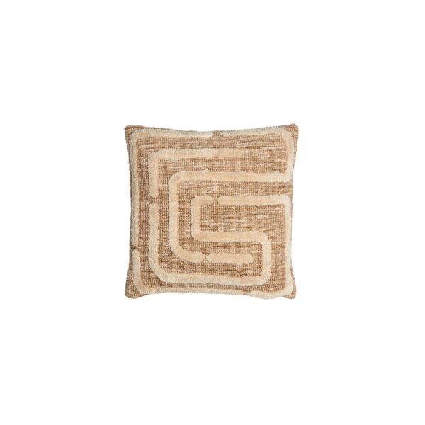 Light & Living Kussen 45x45 cm BENONI naturel+zand