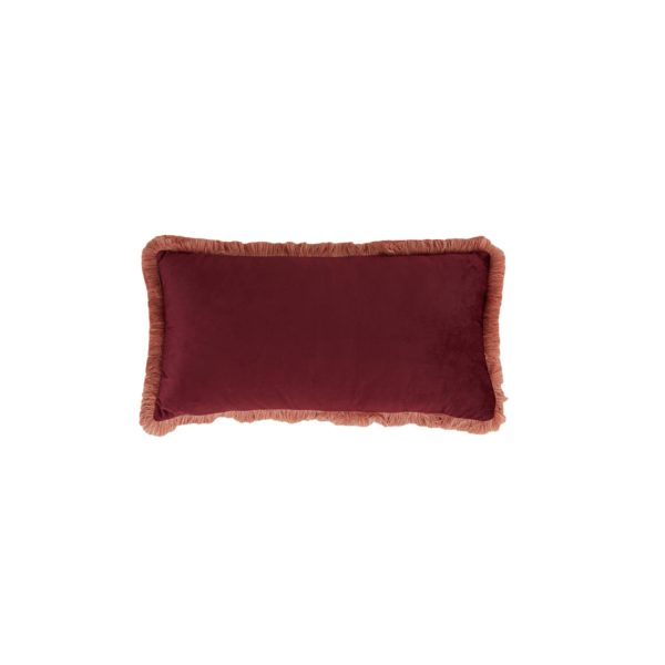 Light & Living Kussen 60x30 cm LIENA velvet bordeaux-licht roze