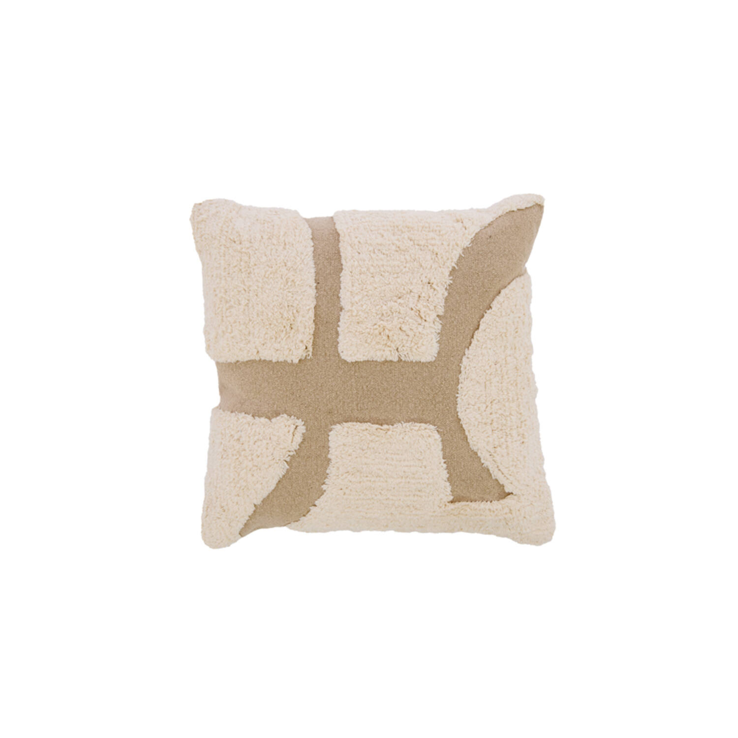 Light & Living Kussen 45x45 cm BALSAR crème-zand