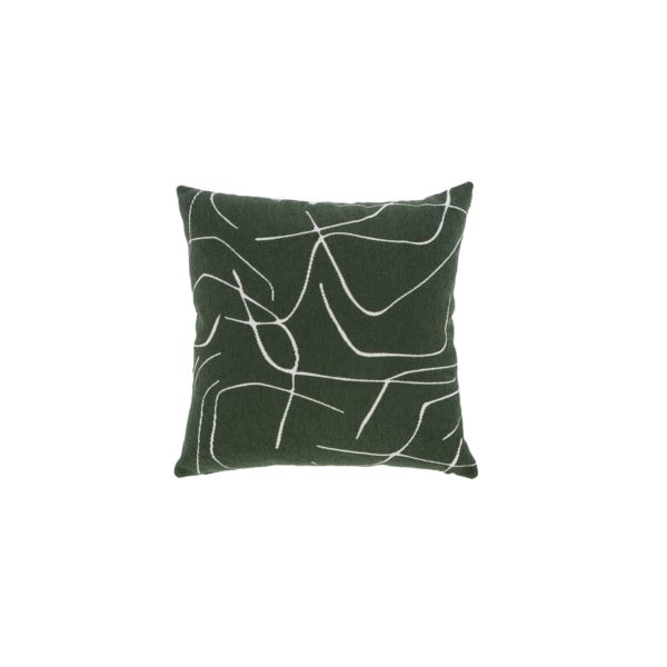 Light & Living Kussen 45x45 cm ROYCE groen-wit
