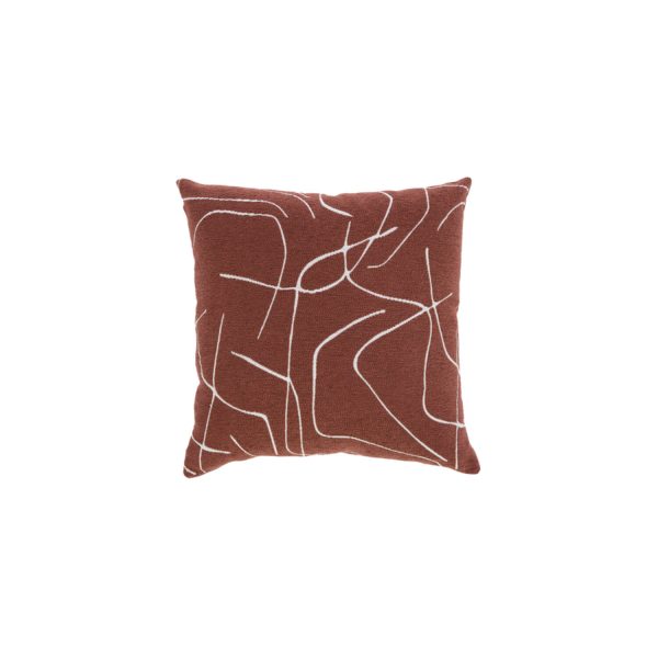 Light & Living Kussen 45x45 cm ROYCE terra-wit