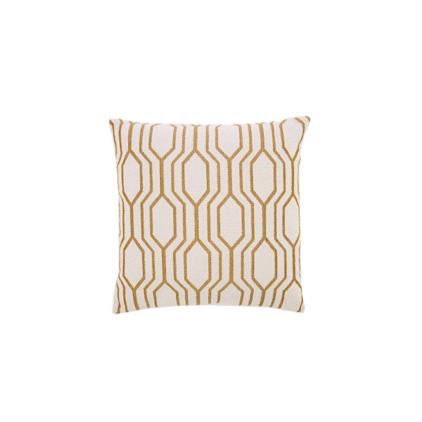 Light & Living Kussen 45x45 cm JOPLIN crème+goud