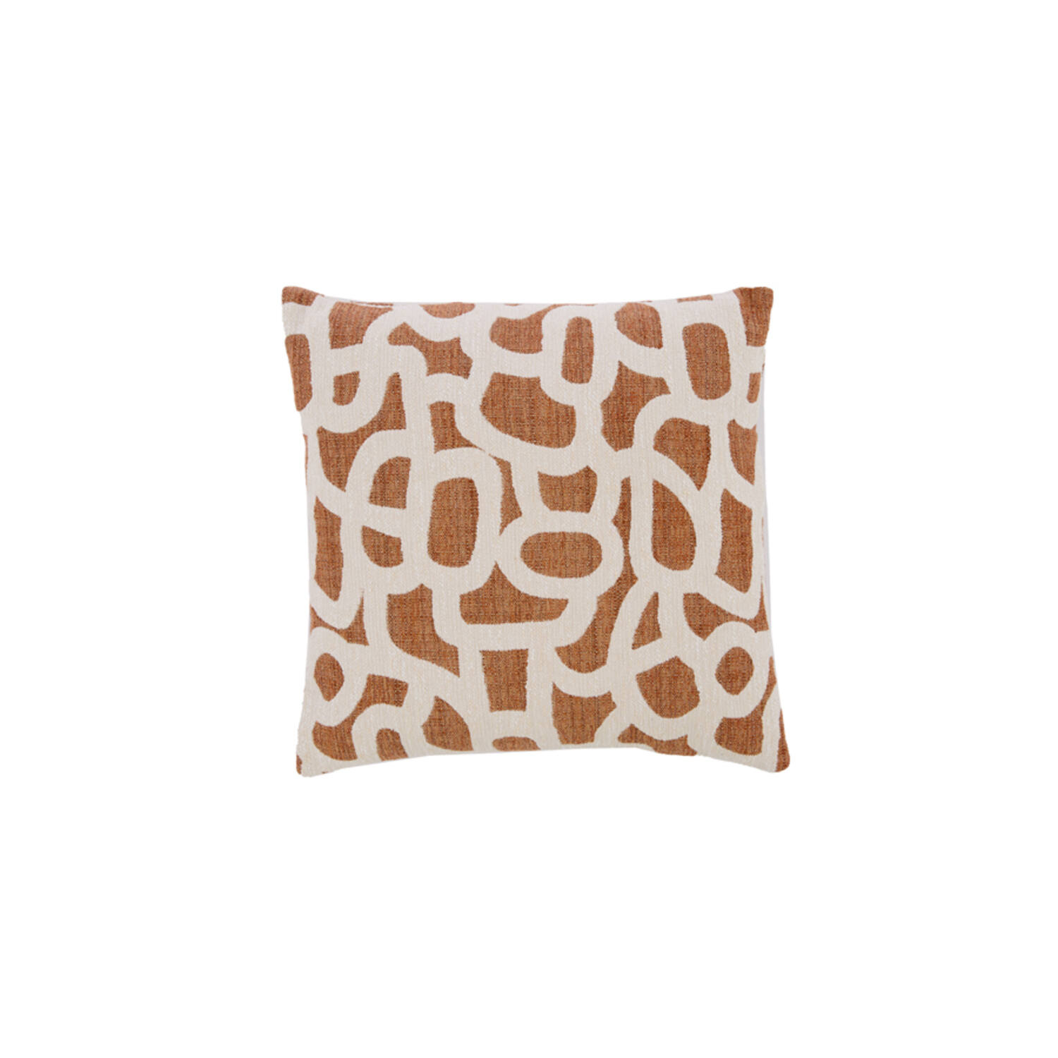 Light & Living Kussen 45x45 cm ALPENA terra+crème veren gevuld