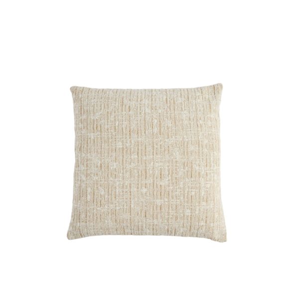 Light & Living Kussen 45x45 cm SALIDA beige+crème veren gevuld