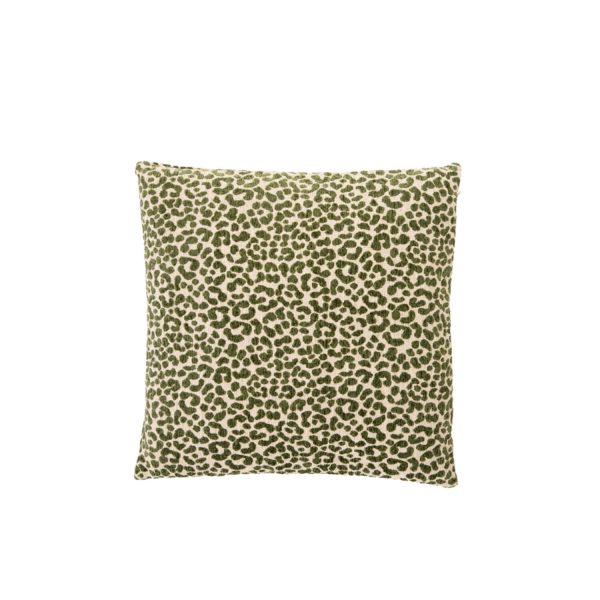 Light & Living Kussen 45x45 cm SAFFORD zand+groen veren gevuld
