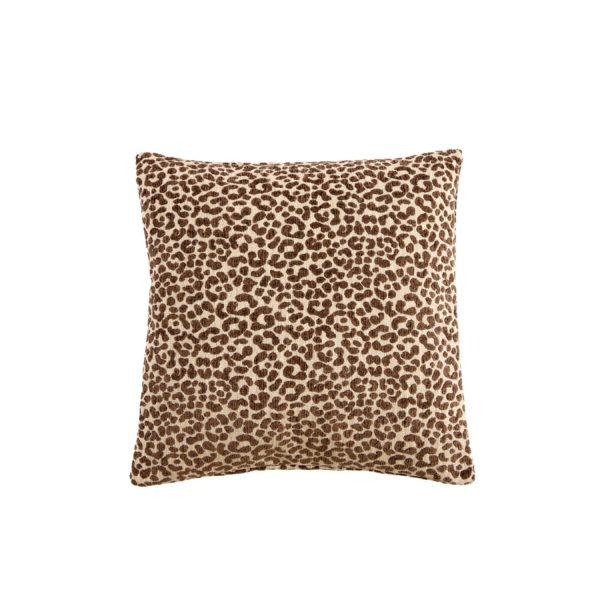 Light & Living Kussen 45x45 cm SAFFORD zand+bruin veren gevuld