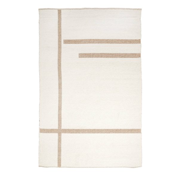 Light & Living Vloerkleed 300x200 cm BUKIT wol crème+jute naturel