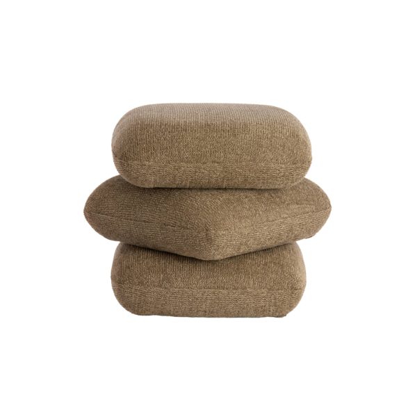 Light & Living Poef 44,5x44,5x44,5 cm LAURIE taupe
