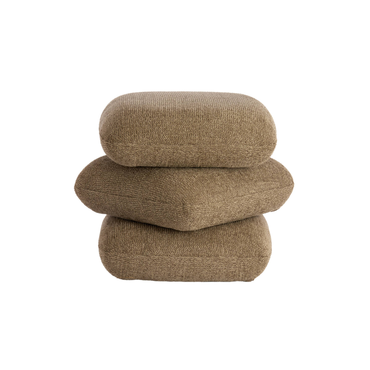 Light & Living Poef 44,5x44,5x44,5 cm LAURIE taupe