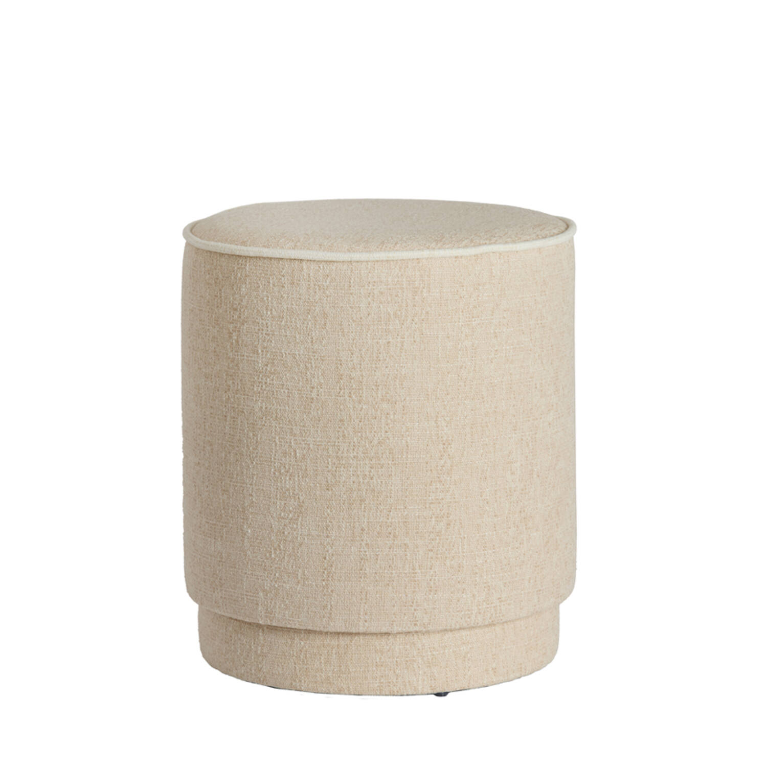 Light & Living Poef Ø40x45 cm ROSIN beige+crème