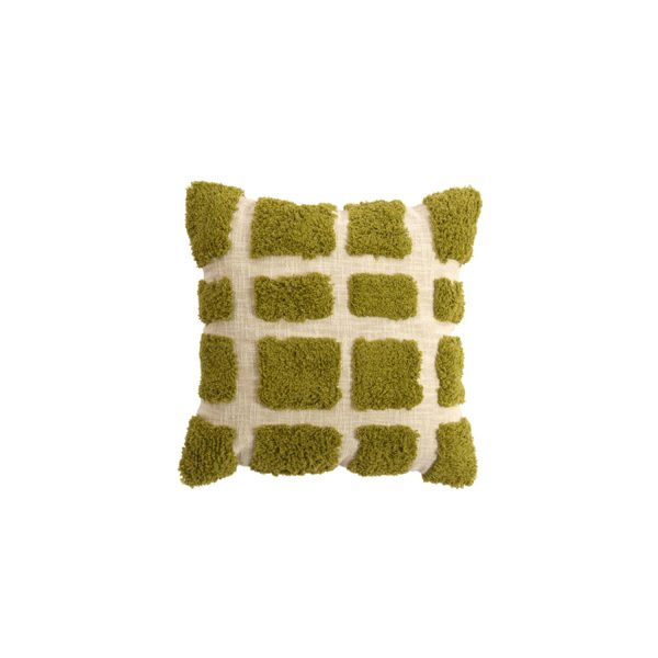 Light & Living Kussen 45x45 cm FASANO groen+crème